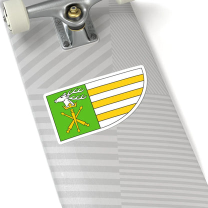 POL powiat janowski flag (Poland) STICKER Vinyl Kiss-Cut Decal - The Sticker Space