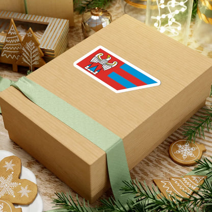 POL powiat jarocinski flag (Poland) STICKER Vinyl Kiss-Cut Decal - The Sticker Space