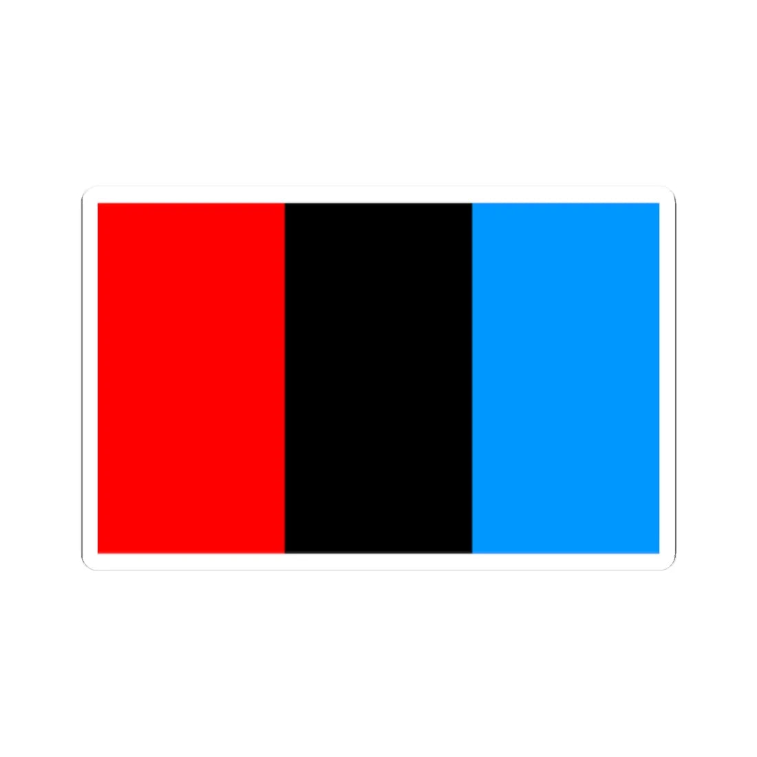 POL powiat kamiennogorski flag (Poland) STICKER Vinyl Kiss-Cut Decal 2 Inch White - The Sticker Space