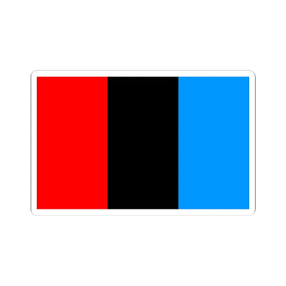 POL powiat kamiennogorski flag (Poland) STICKER Vinyl Kiss-Cut Decal 3 Inch White - The Sticker Space