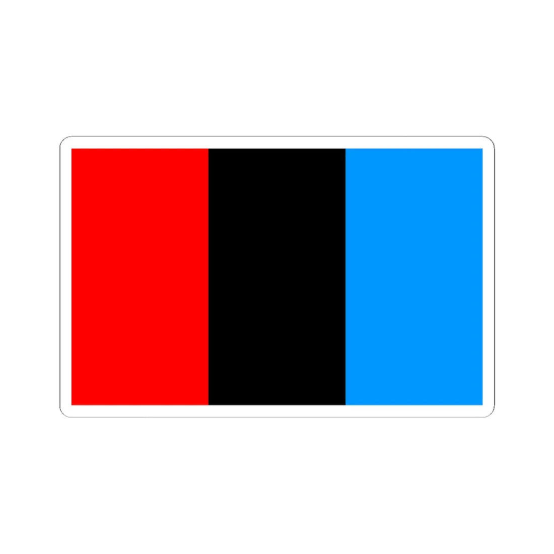 POL powiat kamiennogorski flag (Poland) STICKER Vinyl Kiss-Cut Decal 6 Inch White - The Sticker Space