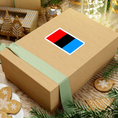 POL powiat kamiennogorski flag (Poland) STICKER Vinyl Kiss-Cut Decal - The Sticker Space