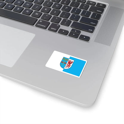 POL powiat kamienski flag (Poland) STICKER Vinyl Kiss-Cut Decal - The Sticker Space