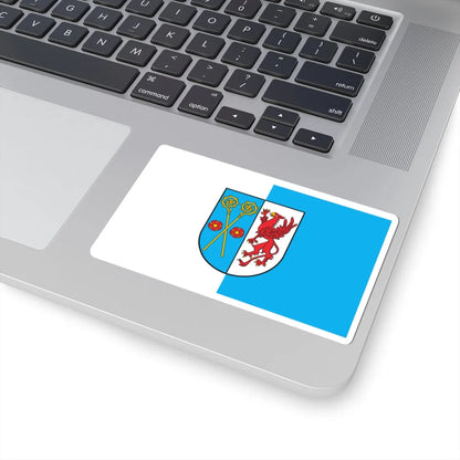 POL powiat kamienski flag (Poland) STICKER Vinyl Kiss-Cut Decal - The Sticker Space