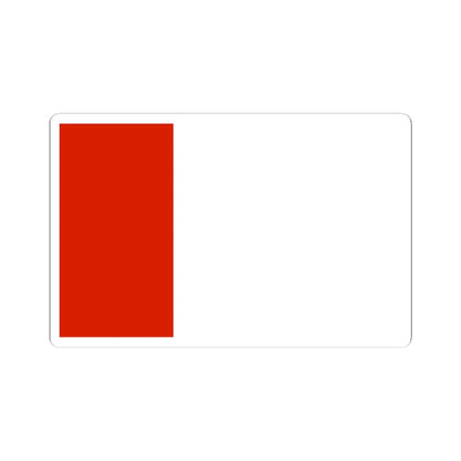 POL powiat karkonoski flag (Poland) STICKER Vinyl Kiss-Cut Decal 3 Inch White - The Sticker Space