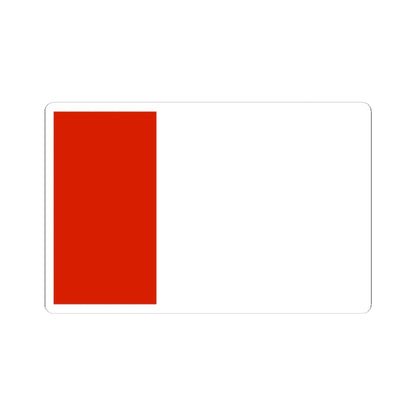 POL powiat karkonoski flag (Poland) STICKER Vinyl Kiss-Cut Decal 4 Inch White - The Sticker Space