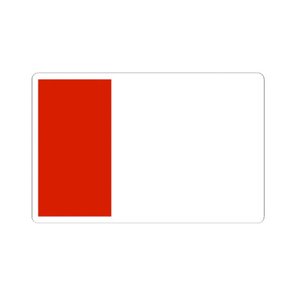 POL powiat karkonoski flag (Poland) STICKER Vinyl Kiss-Cut Decal 6 Inch White - The Sticker Space