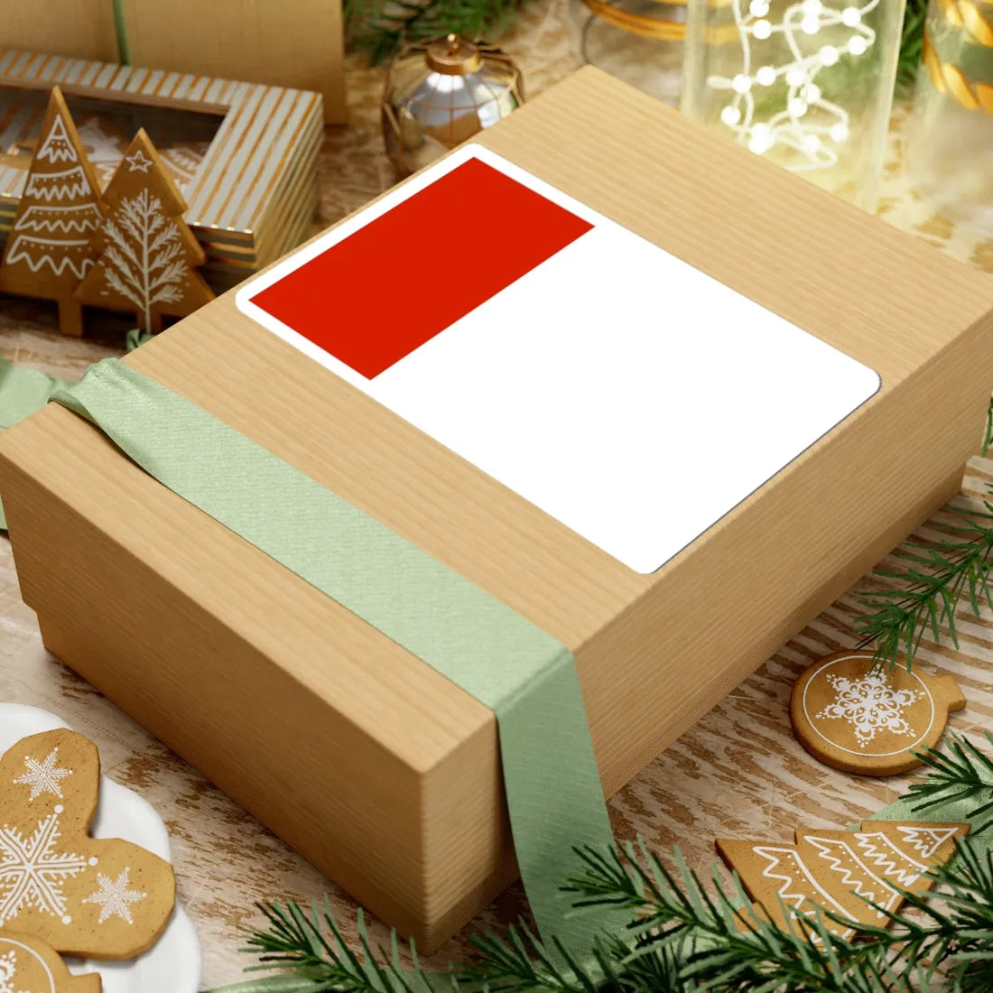 POL powiat karkonoski flag (Poland) STICKER Vinyl Kiss-Cut Decal - The Sticker Space