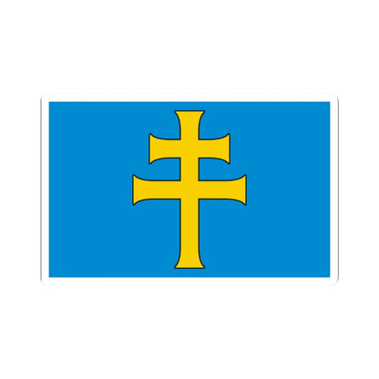 POL powiat kielecki flag (Poland) STICKER Vinyl Kiss-Cut Decal 2 Inch White - The Sticker Space