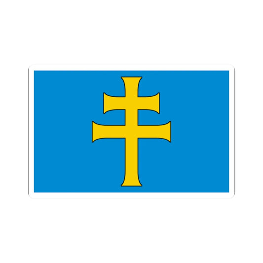 POL powiat kielecki flag (Poland) STICKER Vinyl Kiss-Cut Decal 2 Inch White - The Sticker Space