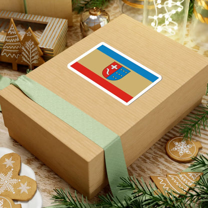 POL powiat kolbuszowski flag (Poland) STICKER Vinyl Kiss-Cut Decal - The Sticker Space