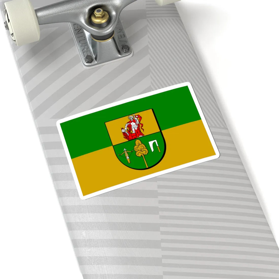 POL powiat kolnenski flag (Poland) STICKER Vinyl Kiss-Cut Decal - The Sticker Space