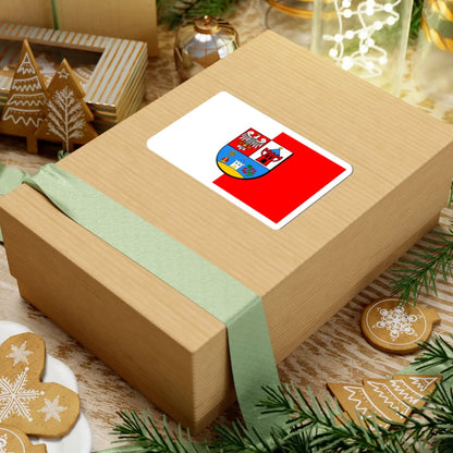 POL powiat koscianski flag (Poland) STICKER Vinyl Kiss-Cut Decal - The Sticker Space