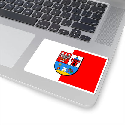 POL powiat koscianski flag (Poland) STICKER Vinyl Kiss-Cut Decal - The Sticker Space