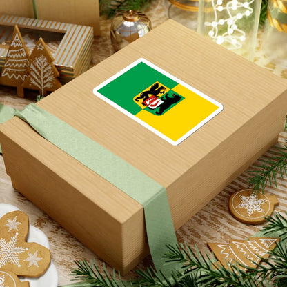 POL powiat koscierski flag (Poland) STICKER Vinyl Kiss-Cut Decal - The Sticker Space