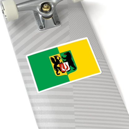 POL powiat koscierski flag (Poland) STICKER Vinyl Kiss-Cut Decal - The Sticker Space