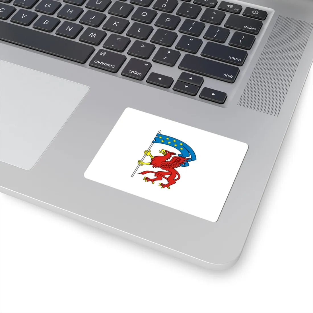 POL powiat koszalinski flag (Poland) STICKER Vinyl Kiss-Cut Decal - The Sticker Space