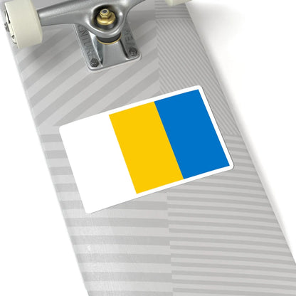 POL powiat krapkowicki flag (Poland) STICKER Vinyl Kiss-Cut Decal - The Sticker Space