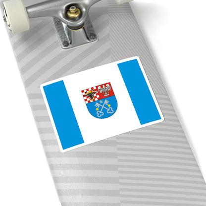 POL powiat krotoszynski flag (Poland) STICKER Vinyl Kiss-Cut Decal - The Sticker Space