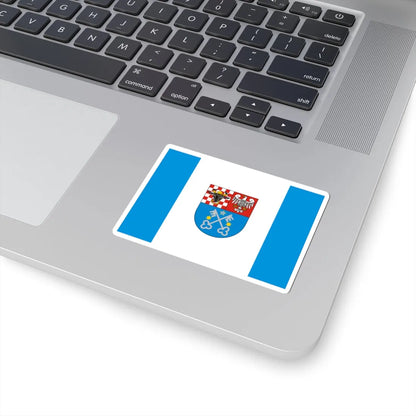 POL powiat krotoszynski flag (Poland) STICKER Vinyl Kiss-Cut Decal - The Sticker Space