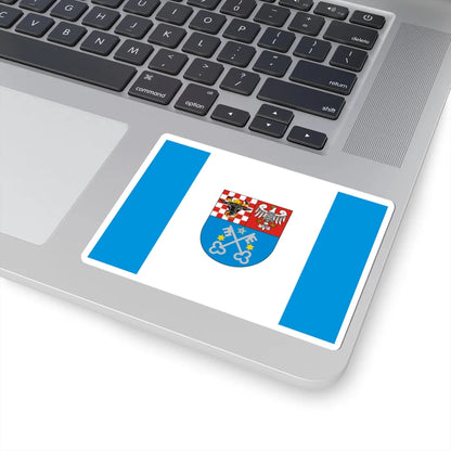 POL powiat krotoszynski flag (Poland) STICKER Vinyl Kiss-Cut Decal - The Sticker Space