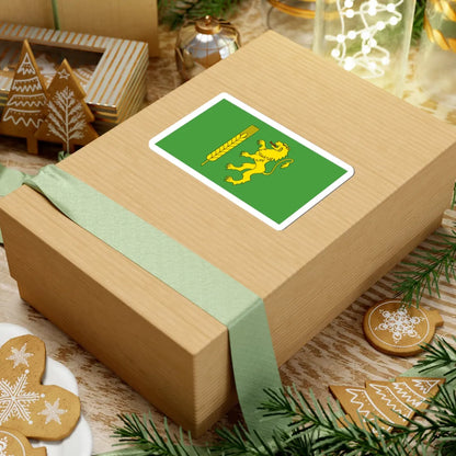 POL powiat kutnowski flag (Poland) STICKER Vinyl Kiss-Cut Decal - The Sticker Space