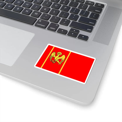 POL powiat kwidzynski flag (Poland) STICKER Vinyl Kiss-Cut Decal - The Sticker Space