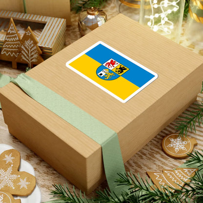 POL powiat leborski flag (Poland) STICKER Vinyl Kiss-Cut Decal - The Sticker Space