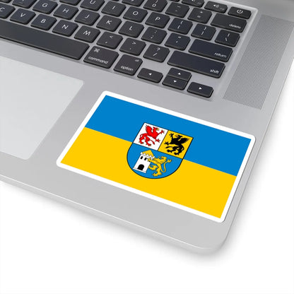 POL powiat leborski flag (Poland) STICKER Vinyl Kiss-Cut Decal - The Sticker Space