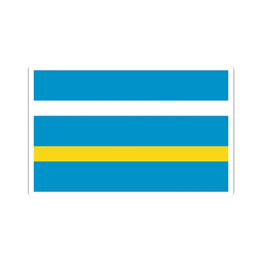 POL powiat legionowski flag (Poland) STICKER Vinyl Kiss-Cut Decal 2 Inch White - The Sticker Space