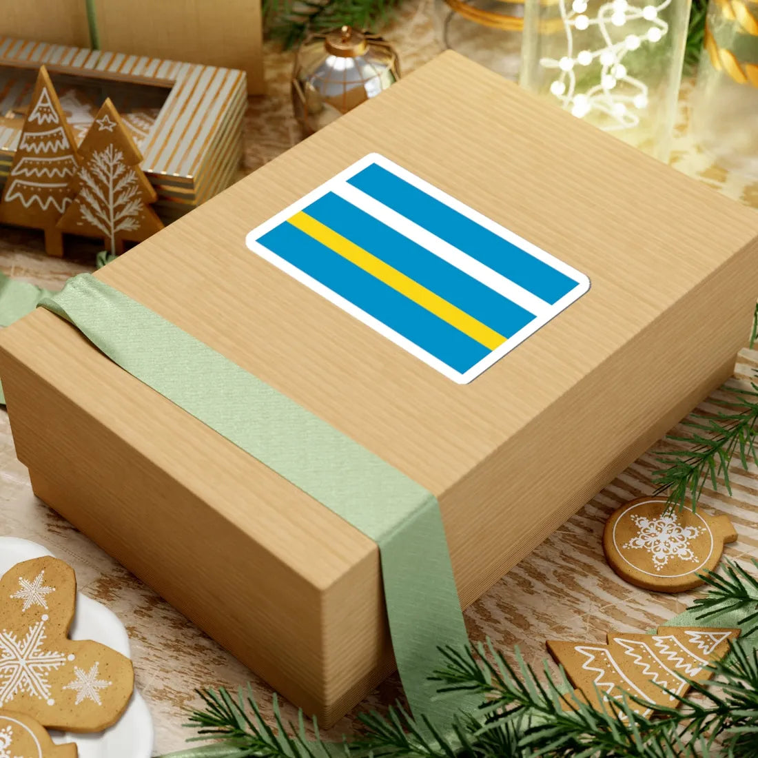 POL powiat legionowski flag (Poland) STICKER Vinyl Kiss-Cut Decal - The Sticker Space