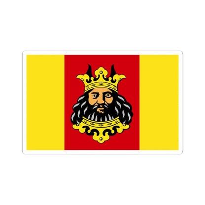 POL powiat lipnowski flag (Poland) STICKER Vinyl Kiss-Cut Decal 3 Inch White - The Sticker Space