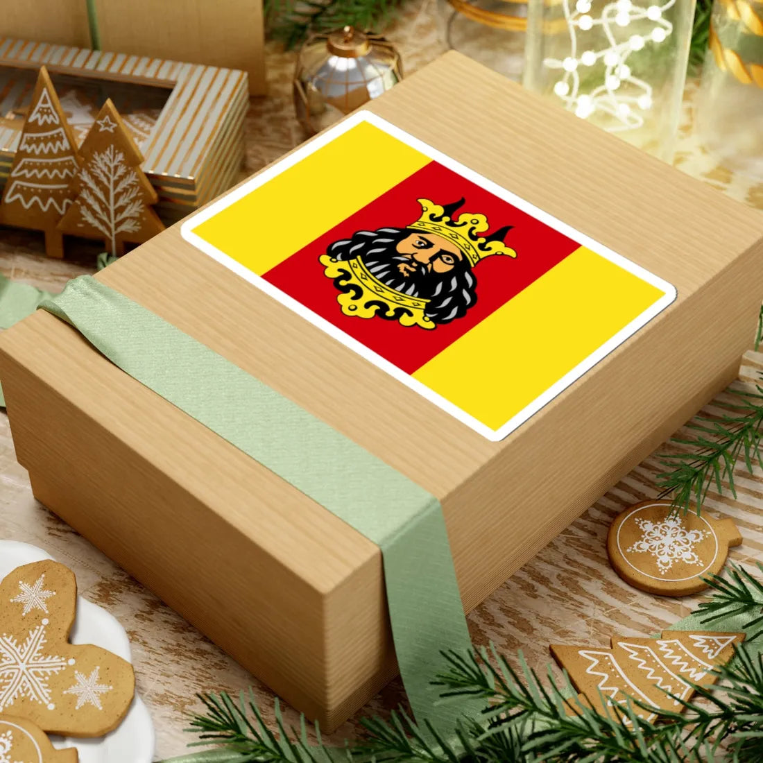 POL powiat lipnowski flag (Poland) STICKER Vinyl Kiss-Cut Decal - The Sticker Space