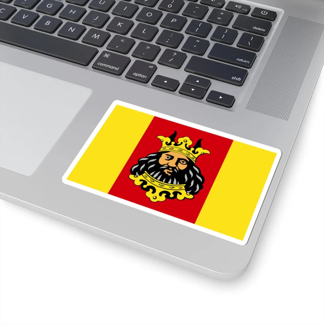 POL powiat lipnowski flag (Poland) STICKER Vinyl Kiss-Cut Decal - The Sticker Space