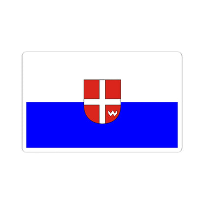 POL powiat lipski flag (Poland) STICKER Vinyl Kiss-Cut Decal 6 Inch White - The Sticker Space