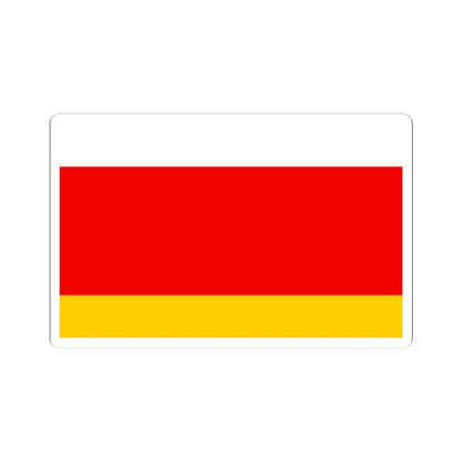POL powiat lubaczowski flag (Poland) STICKER Vinyl Kiss-Cut Decal 3 Inch White - The Sticker Space