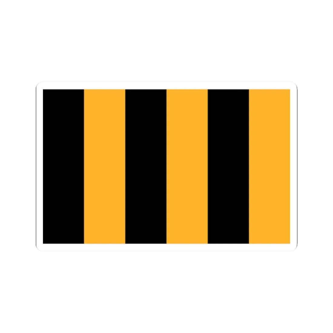 POL powiat lubanski flag (Poland) STICKER Vinyl Kiss-Cut Decal 2 Inch White - The Sticker Space