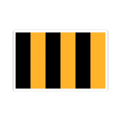 POL powiat lubanski flag (Poland) STICKER Vinyl Kiss-Cut Decal 3 Inch White - The Sticker Space