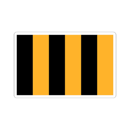 POL powiat lubanski flag (Poland) STICKER Vinyl Kiss-Cut Decal 6 Inch White - The Sticker Space