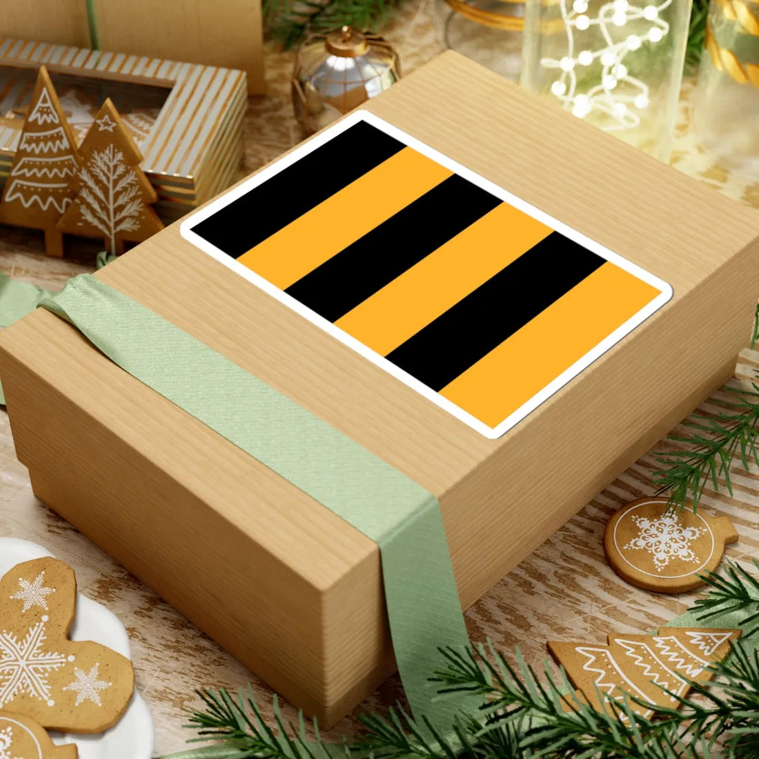 POL powiat lubanski flag (Poland) STICKER Vinyl Kiss-Cut Decal - The Sticker Space