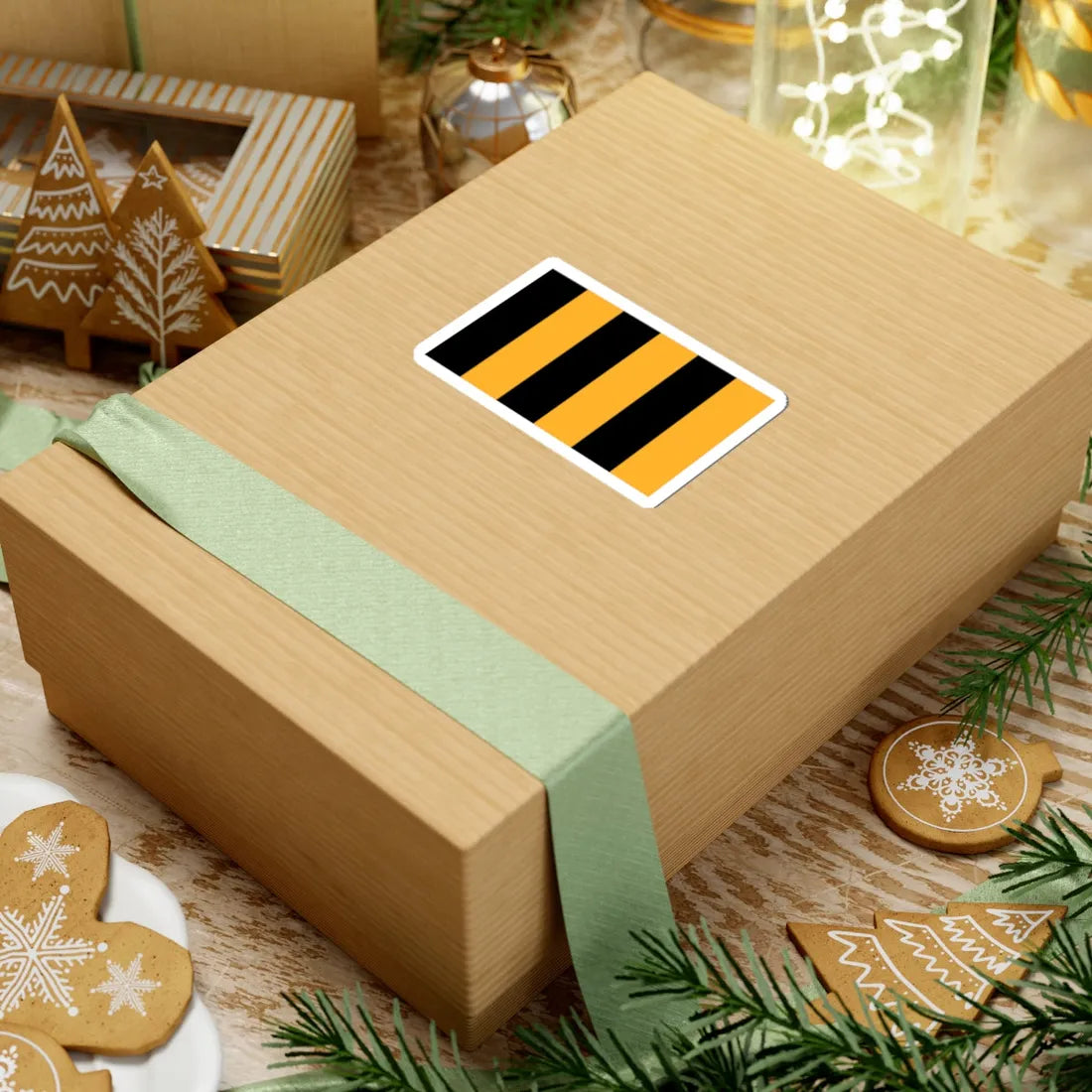 POL powiat lubanski flag (Poland) STICKER Vinyl Kiss-Cut Decal - The Sticker Space