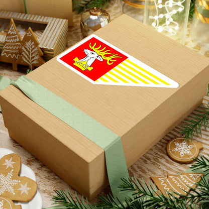 POL powiat lubelski flag (Poland) STICKER Vinyl Kiss-Cut Decal - The Sticker Space