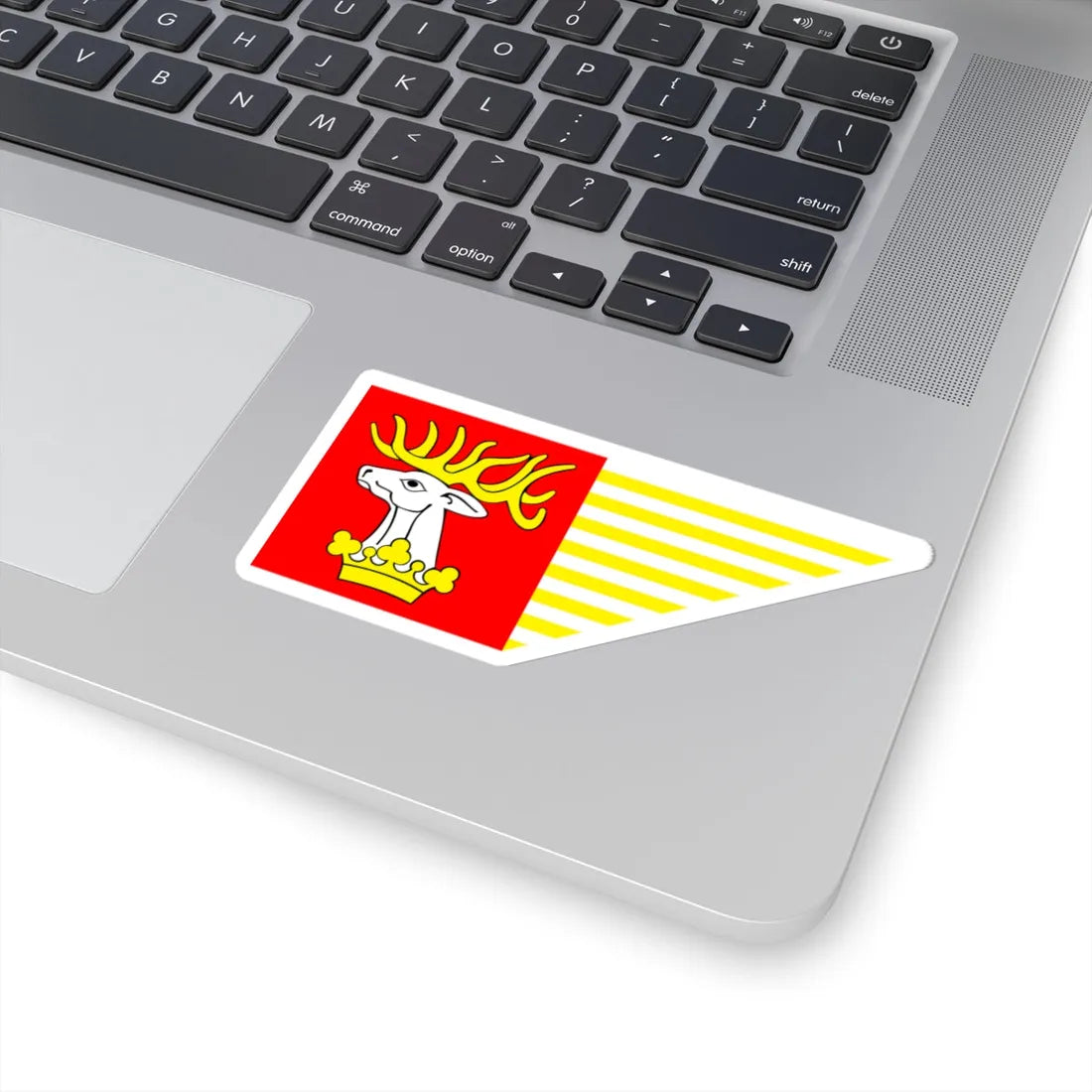 POL powiat lubelski flag (Poland) STICKER Vinyl Kiss-Cut Decal - The Sticker Space