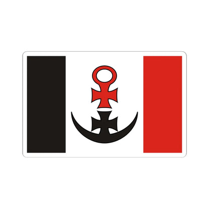 POL powiat lubinski flag (Poland) STICKER Vinyl Kiss-Cut Decal 6 Inch White - The Sticker Space