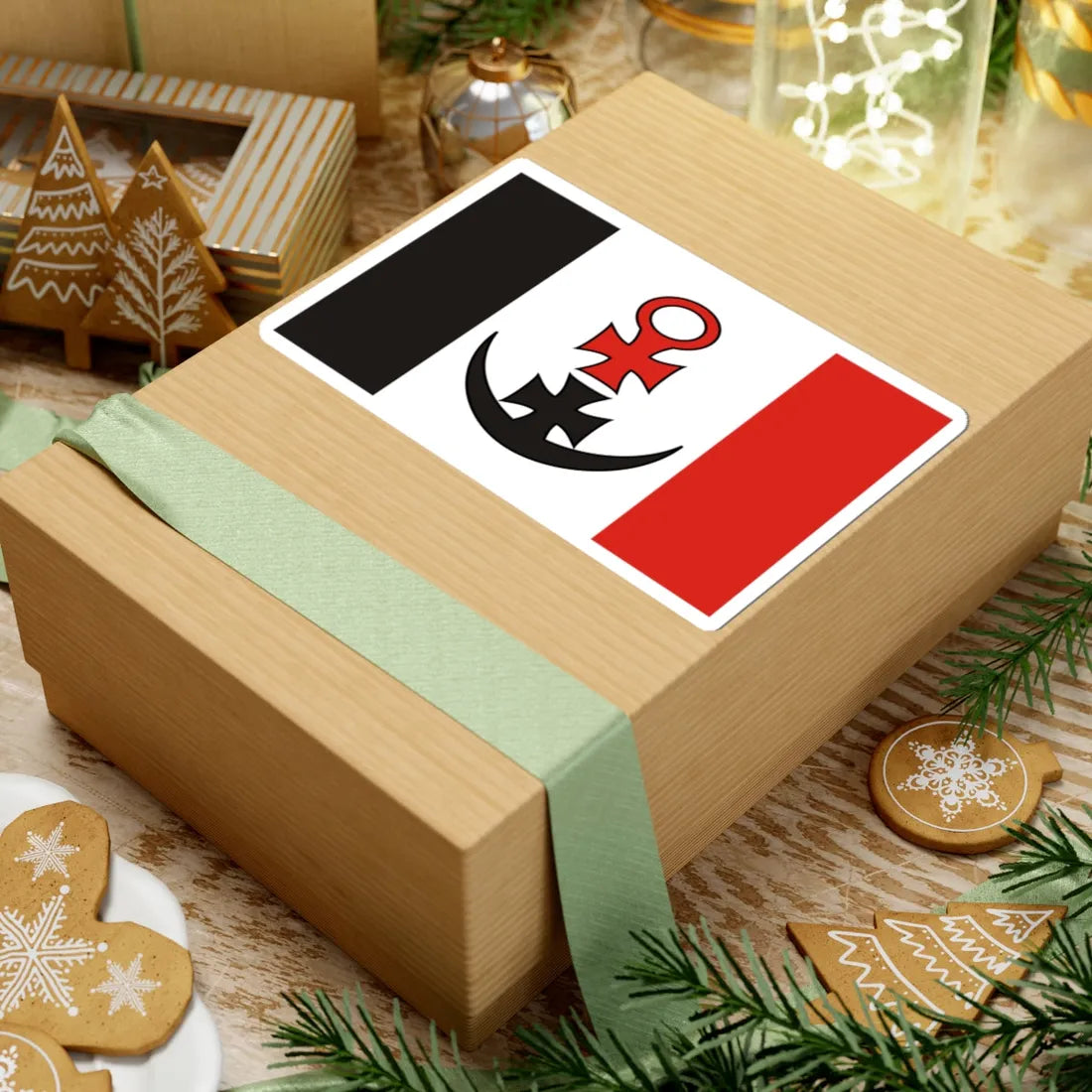 POL powiat lubinski flag (Poland) STICKER Vinyl Kiss-Cut Decal - The Sticker Space