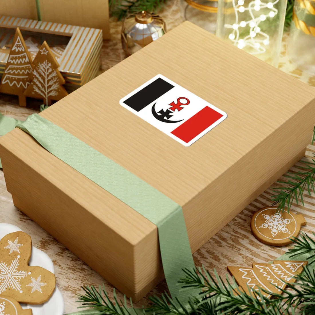 POL powiat lubinski flag (Poland) STICKER Vinyl Kiss-Cut Decal - The Sticker Space