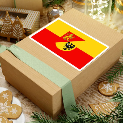 POL powiat lwowecki flag (Poland) STICKER Vinyl Kiss-Cut Decal - The Sticker Space