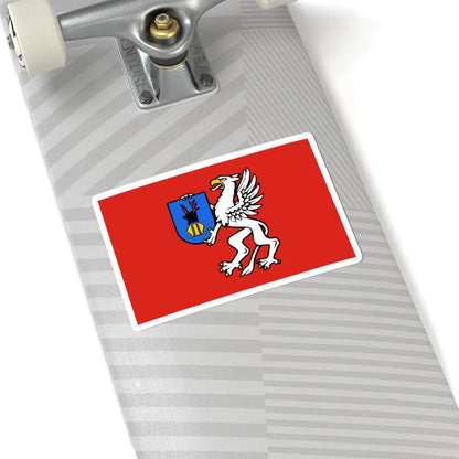 POL powiat mielecki flag (Poland) STICKER Vinyl Kiss-Cut Decal - The Sticker Space