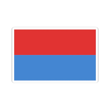 POL powiat minski flag (Poland) STICKER Vinyl Kiss-Cut Decal 3 Inch White - The Sticker Space