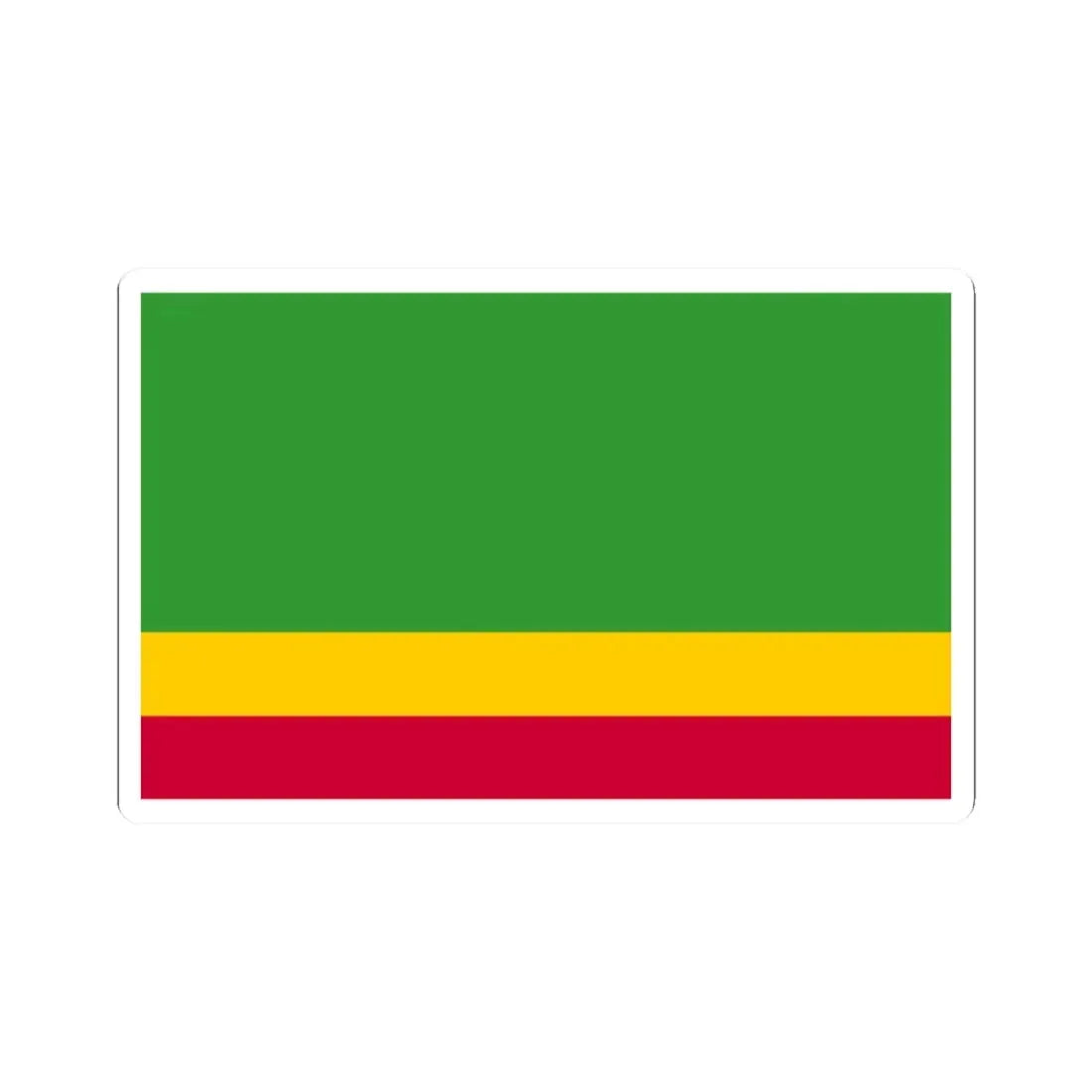 POL powiat namysłowski flag (Poland) STICKER Vinyl Kiss-Cut Decal 2 Inch White - The Sticker Space